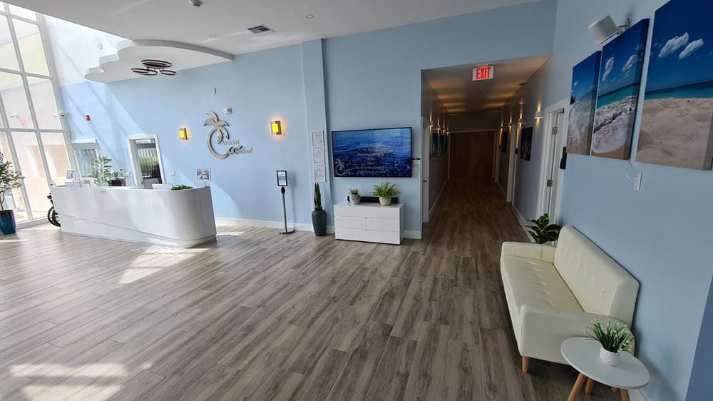 Cayman Medical clinic entrance lobby