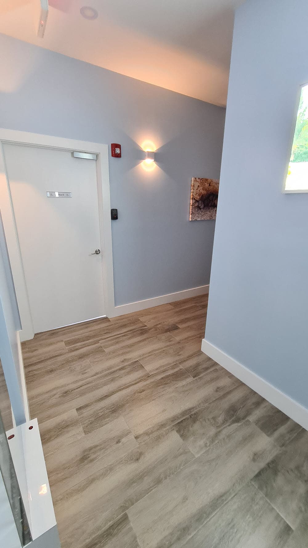 Interior corridor at Cayman Medical