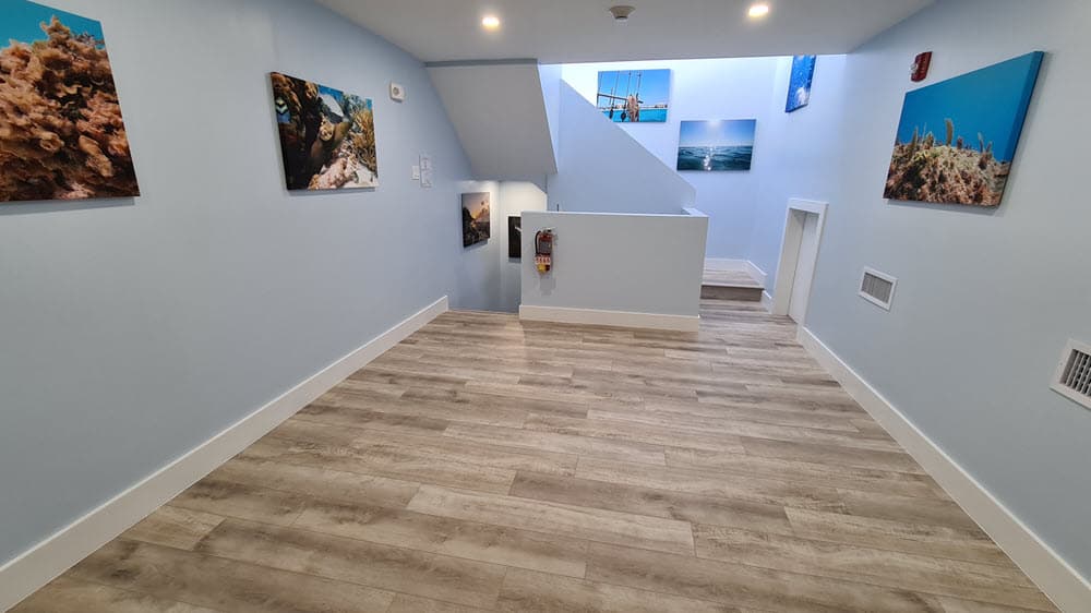Clinic lounge area at Cayman Medical