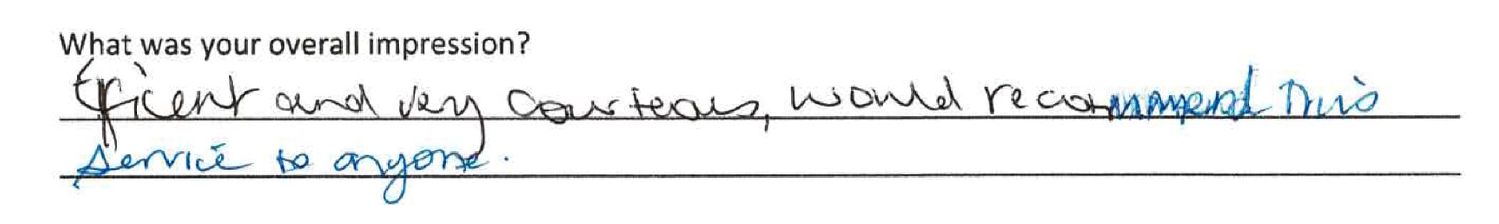 Handwritten Cayman Medical patient review 11 of 15
