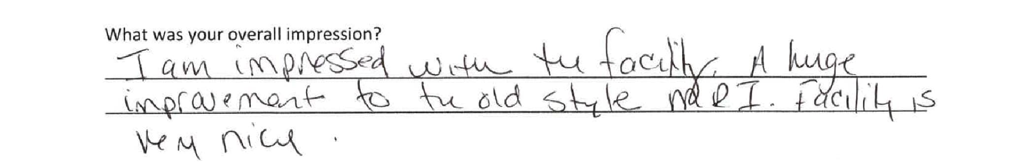 Handwritten Cayman Medical patient review 14 of 15